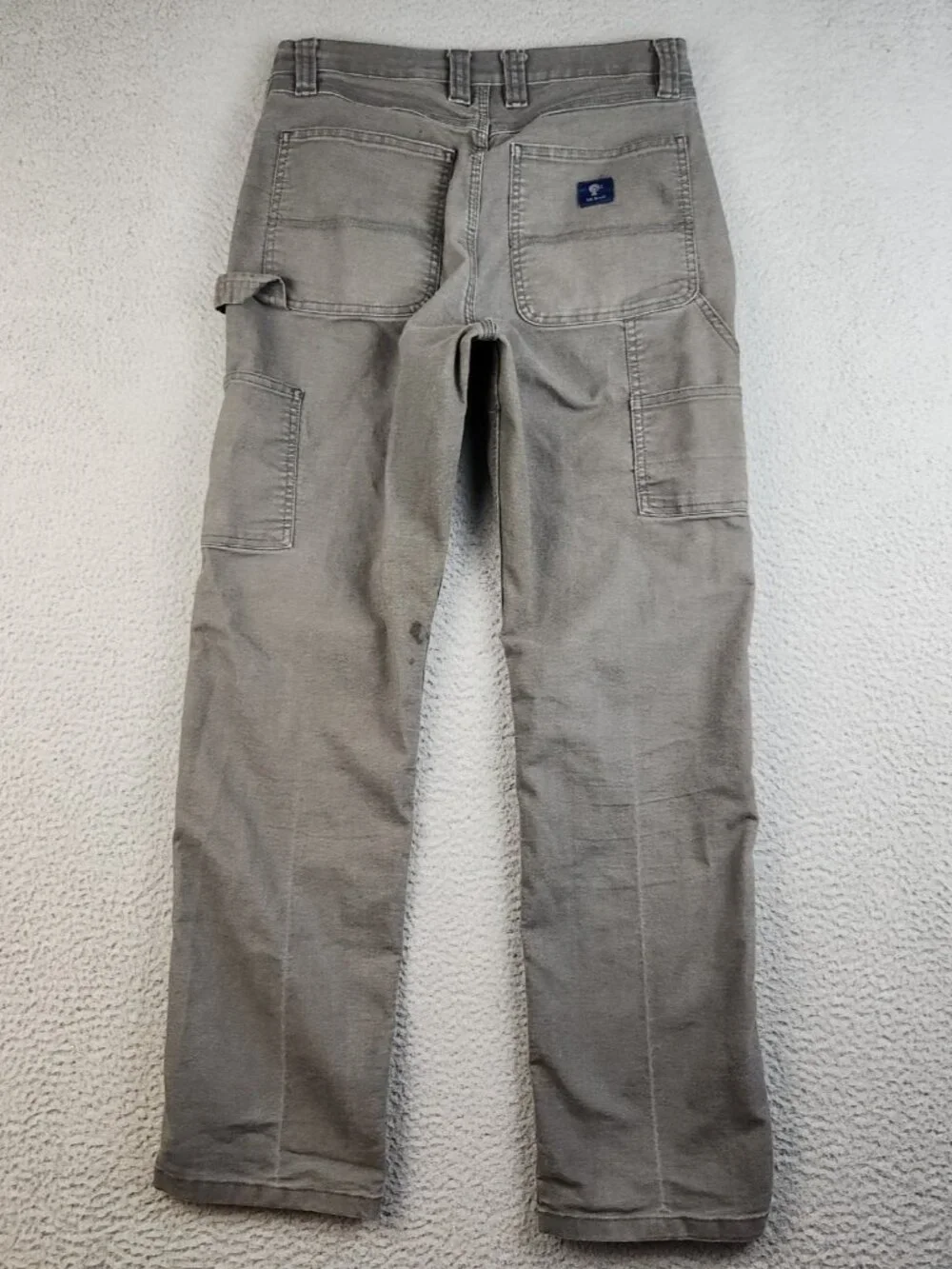 Green Carpenter Straight Leg Garage‎ Pants Size 32x32 Destroyed Work Lightweight